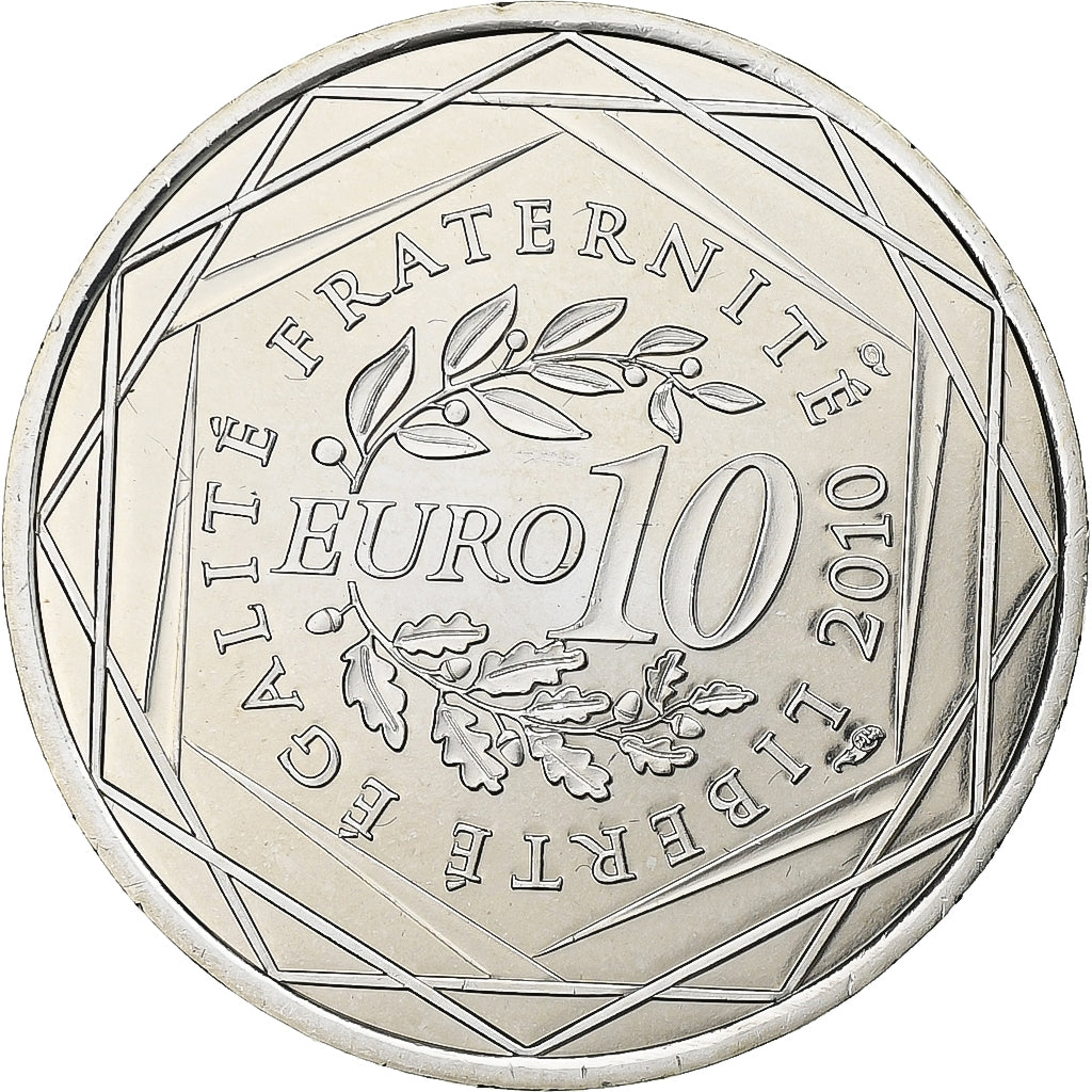 Frankreich, 10 Euro, Euros des régions, Bourgogne, 2010, Paris, Silber, STGL