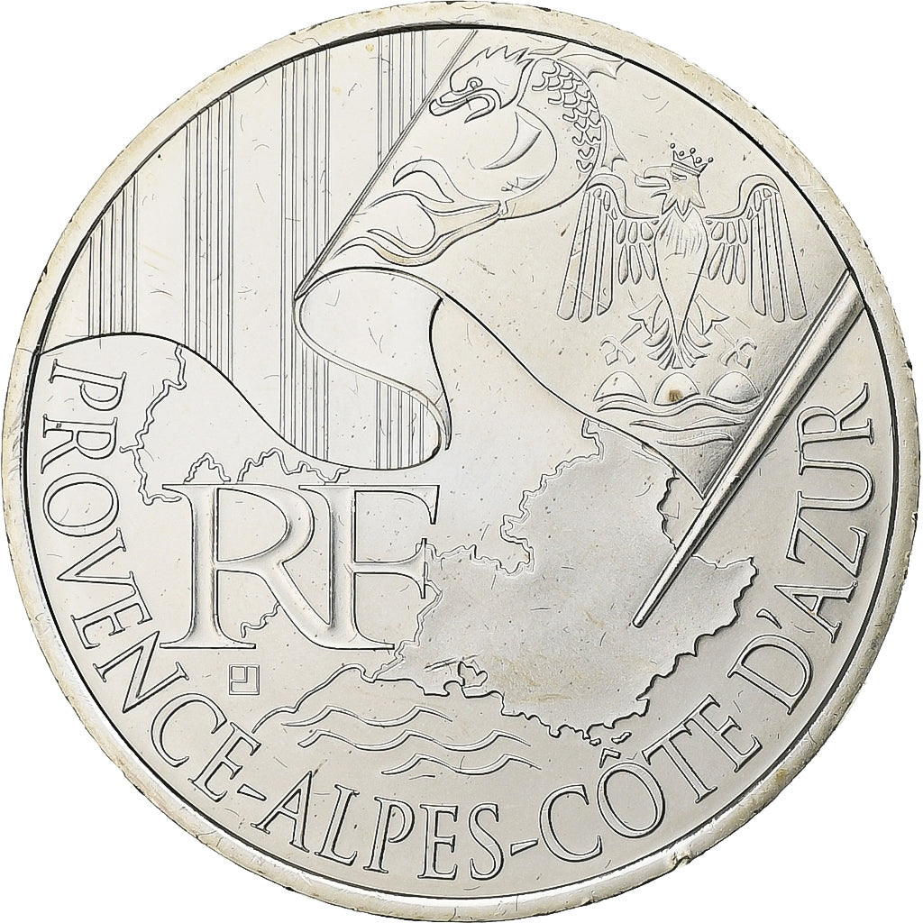 Frankreich, 10 Euro, Euros des régions, Provence Alpes Côte d'Azur, 2010