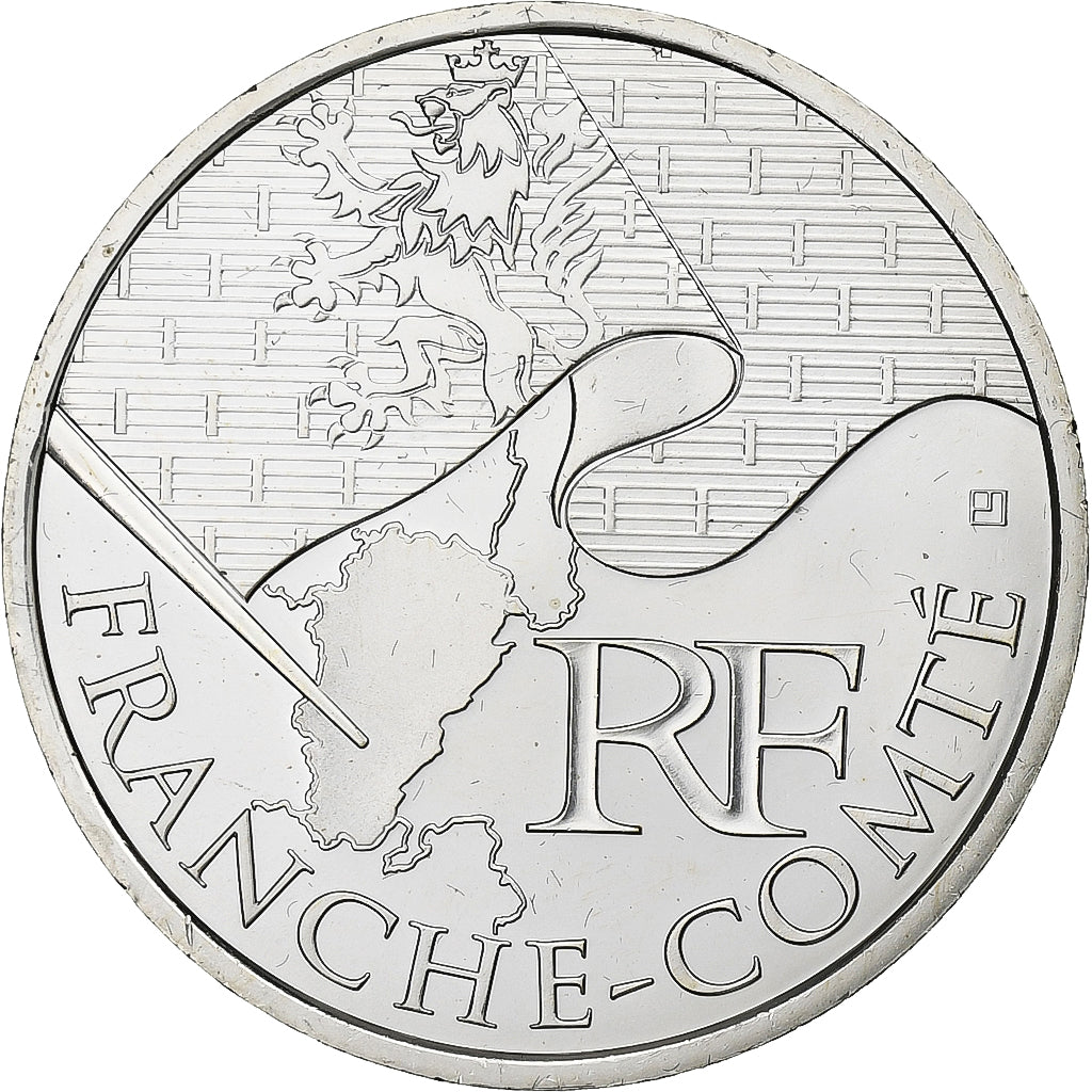 Frankreich, 10 Euro, Euros des régions, Franche-Comté, 2010, Paris, Silber