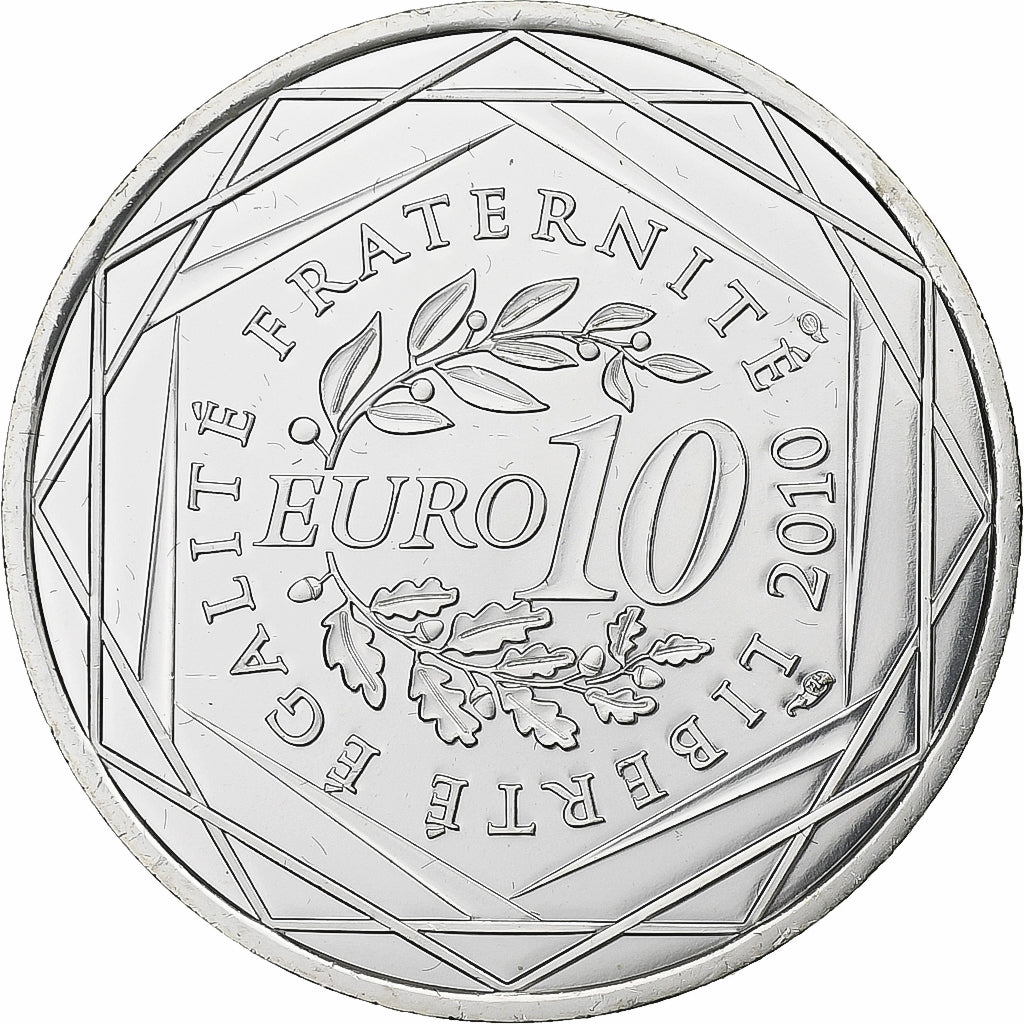 Frankreich, 10 Euro, Euros des régions, Franche-Comté, 2010, Paris, Silber