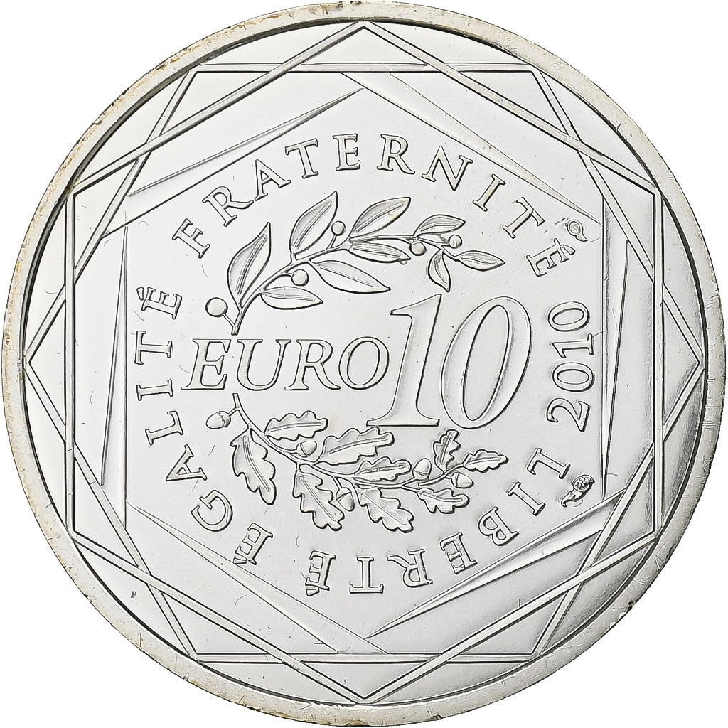 Frankreich, 10 Euro, Euros des régions, Poitou-Charente, 2010, Paris, Silber