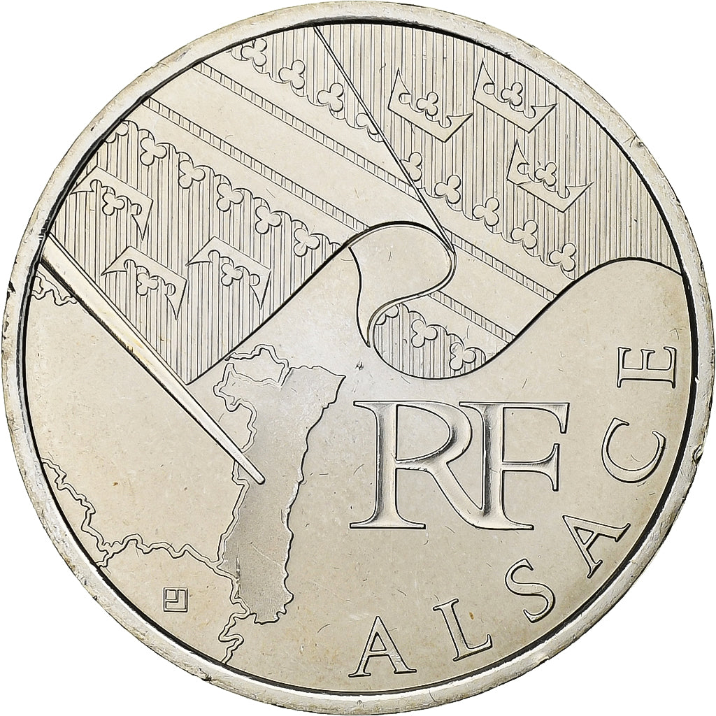 Frankreich, 10 Euro, Euros des régions, Alsace, 2010, Paris, Silber, STGL