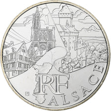 France, 10 Euro, Euros des régions, Alsace, 2011, Paris, Argent, FDC, KM:1734