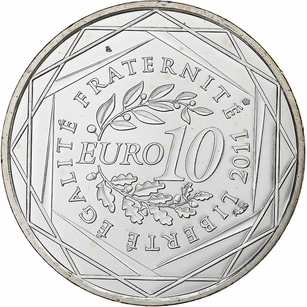 Frankreich, 10 Euro, Euros des régions, Picardie, 2011, Paris, Silber, STGL