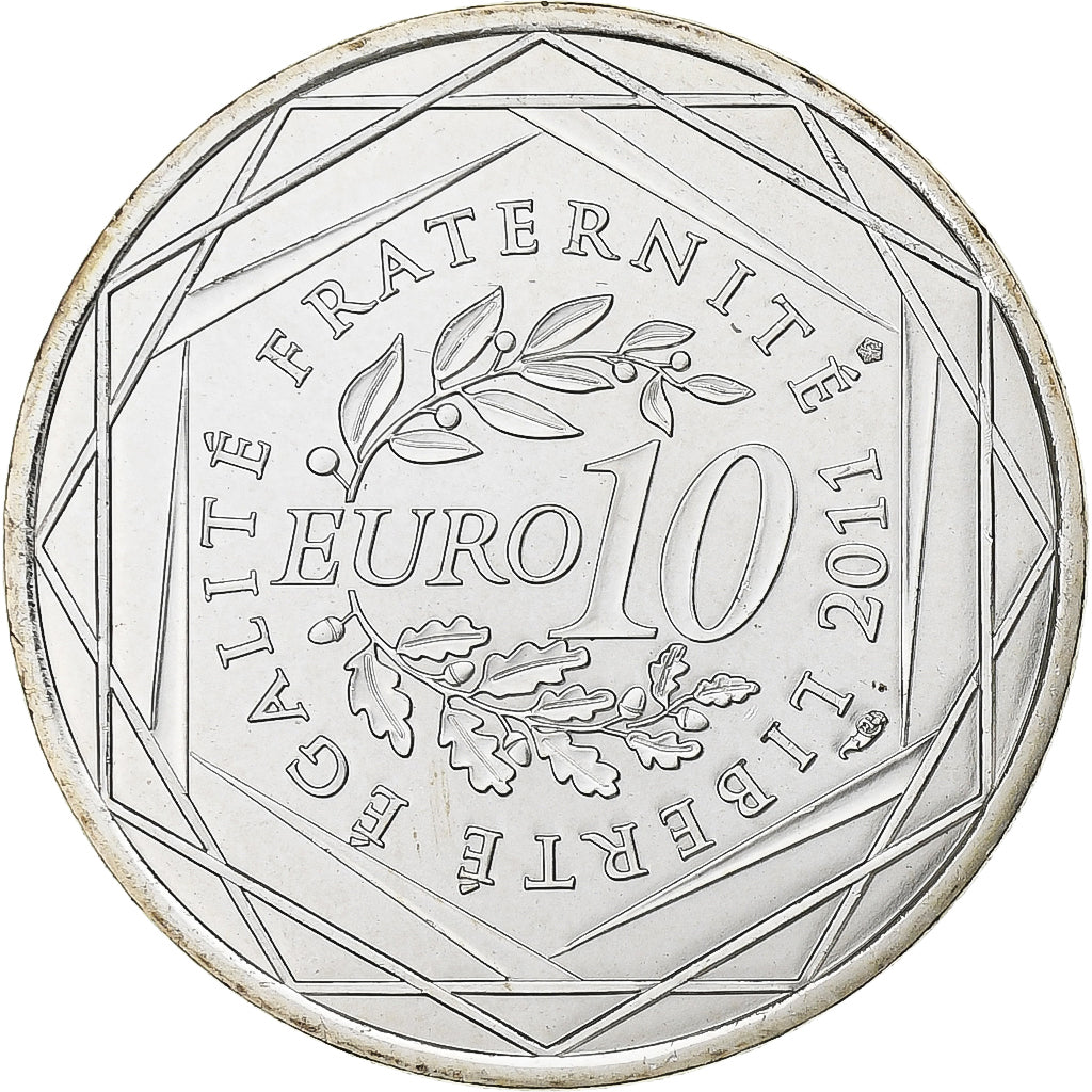 Frankreich, 10 Euro, Euros des régions, Ile De France, 2011, Paris, Silber