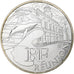France, 10 Euro, 2011, Paris, Réunion, MS(65-70), Silver, KM:1750