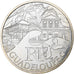 França, 10 Euro, Euros des régions, Guadeloupe, 2011, Paris, Prata, MS(65-70)