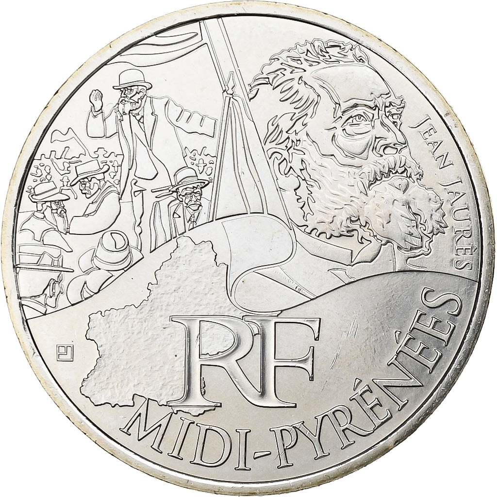 Francja, 10 Euro, Euros des régions, Midi-Pyrénées, 2012, Monnaie de Paris