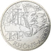 France, 10 Euro, Euros des régions, Rhône-Alpes, 2012, Silver, MS(65-70)