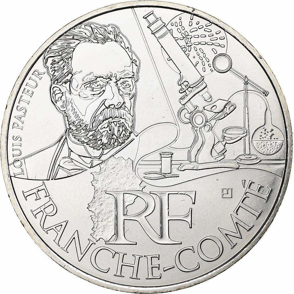 Francja, 10 Euro, Euros des régions, Franche-Comté, 2012, Monnaie de Paris