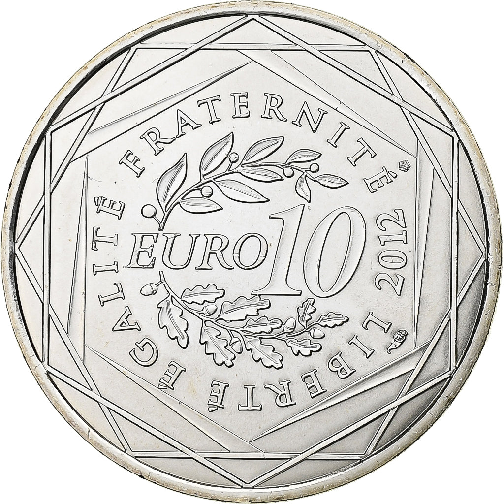 Francja, 10 Euro, Euros des régions, Franche-Comté, 2012, Monnaie de Paris