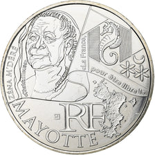France, 10 Euro, Euros des régions, Mayotte, 2012, Argent, FDC