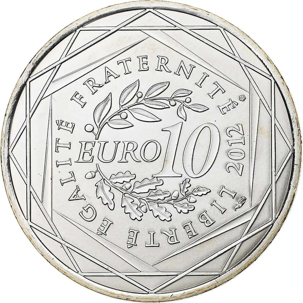 France, 10 Euro, Euros des régions, Mayotte, 2012, Argent, FDC