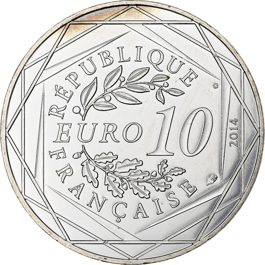 Frankrijk, 10 Euro, Sempé - Automne - Égalité, 2014, Paris, Zilver, UNC