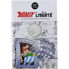 France, 10 Euro, Astérix - Liberté, 2015, Paris, Silver, MS(65-70)