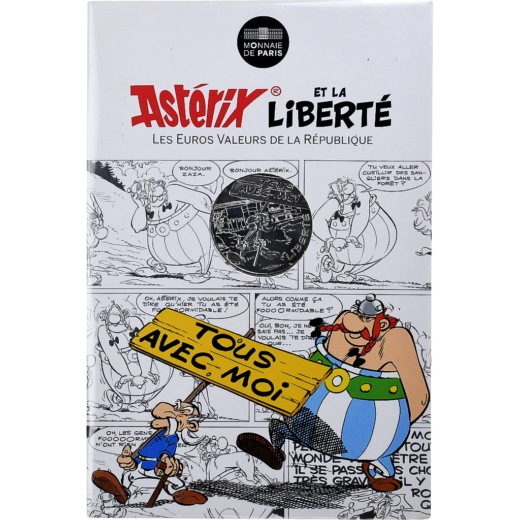 France, 10 Euro, Astérix - Liberté, Liberté (Le cadeau de césar - Astérix