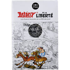 France, 10 Euro, Astérix - Liberté, à cheval, 2015, Paris, Silver, MS(65-70)