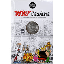 France, 10 Euro, Monnaie de Paris, Astérix Égalité (Le devin), 2015, Paris