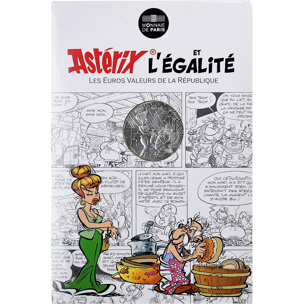 Frankreich, 10 Euro, Monnaie de Paris, Astérix Égalité (La zizanie), 2015