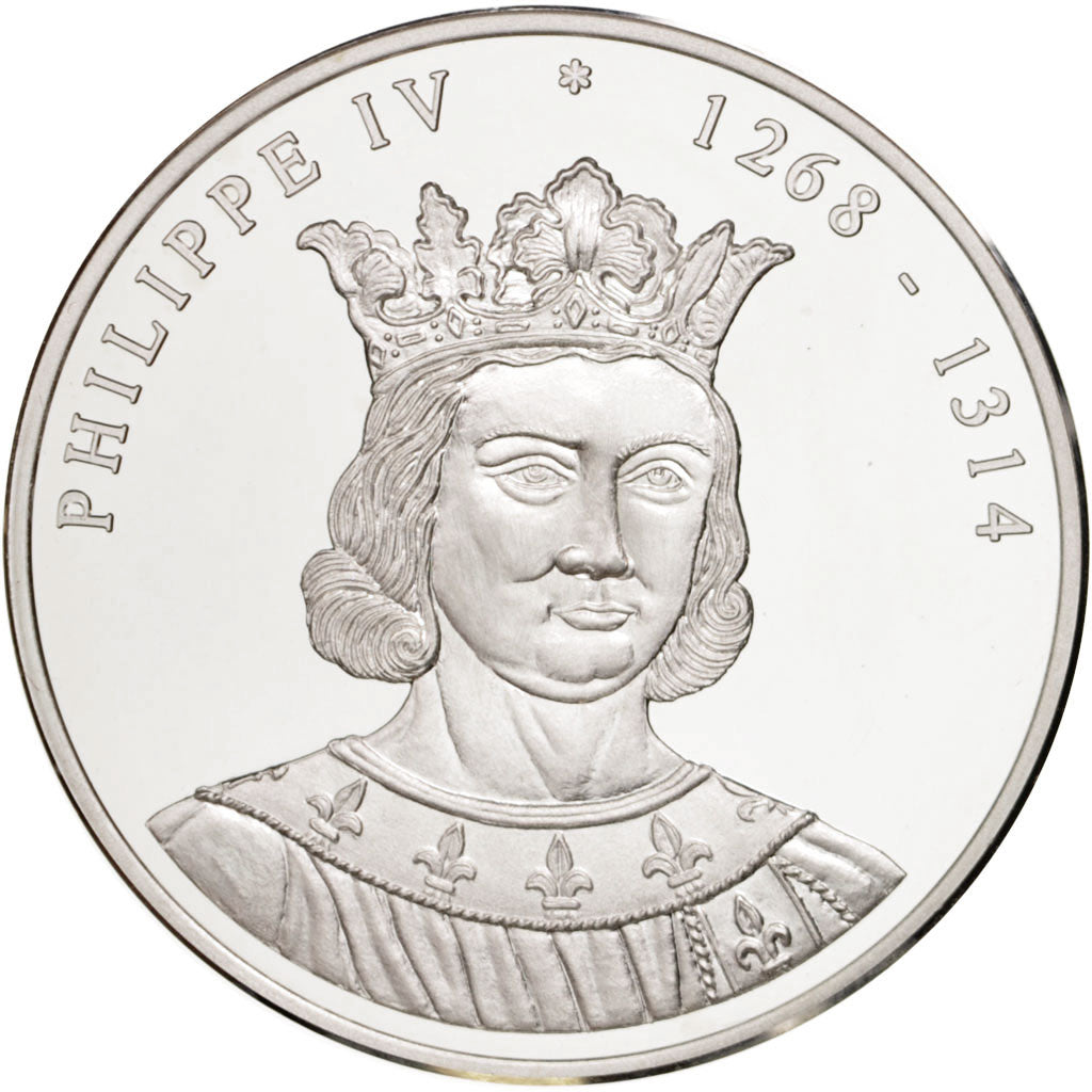 France, Medal, French Fifth Republic, History, MS(65-70), Silver