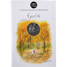 France, 10 Euro, Sempé - Automne - Égalité, 2014, Paris, Silver, MS(65-70)