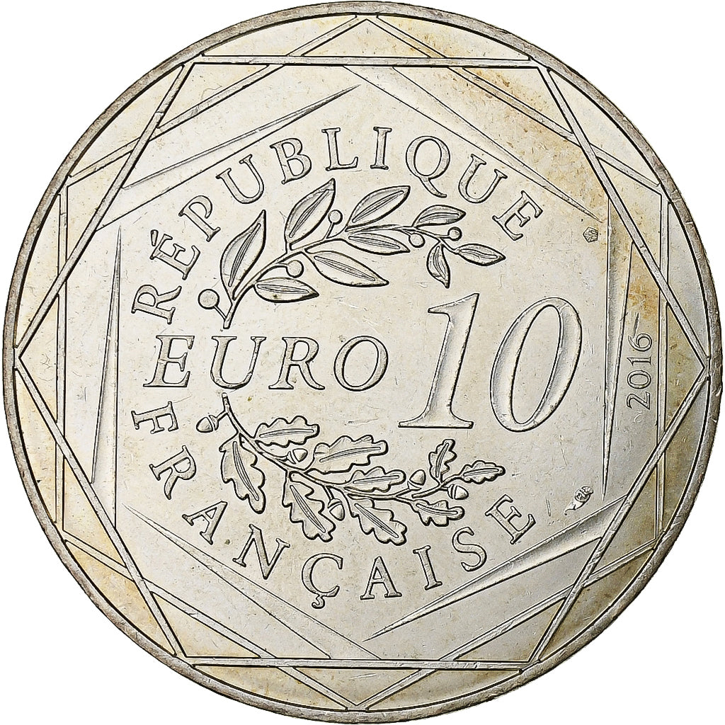 France, 10 Euro, Petit Prince, N°08/24, 2016, Silver, MS(65-70)