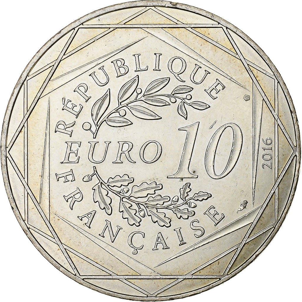 França, 10 Euro, Petit Prince, N°11/24, 2016, Prata, MS(65-70)