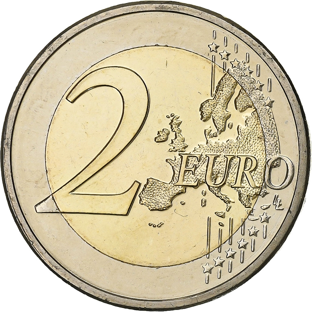 Netherlands, Beatrix, 2 Euro, EMU, European Monetary Union, 10th Anniversary