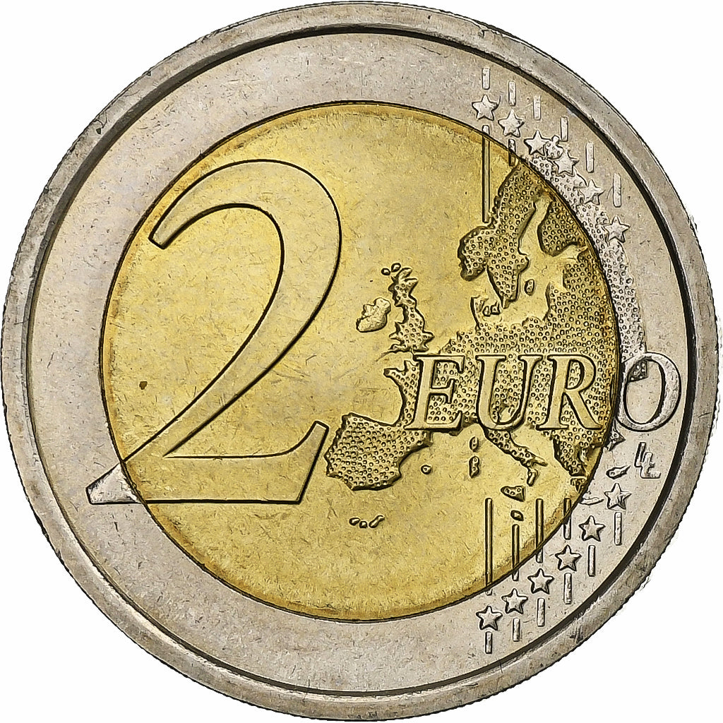 Włochy, 2 Euro, UEM, European Monetary Union, 10th Anniversary, 2009, Rome