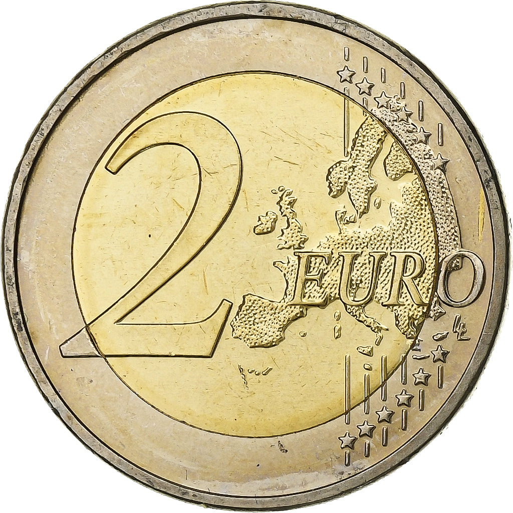 Allemagne, 2 Euro, European Monetary Union, 10th Anniversary, 2009, Stuttgart