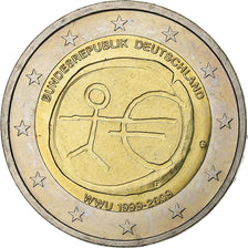 Germany, 2 Euro, European Monetary Union, 10th Anniversary, 2009, Karlsruhe