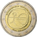 Germany, 2 Euro, European Monetary Union, 10th Anniversary, 2009, Karlsruhe