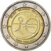 Belgium, 2 Euro, European Monetary Union, 10th Anniversary, 2009, Brussels