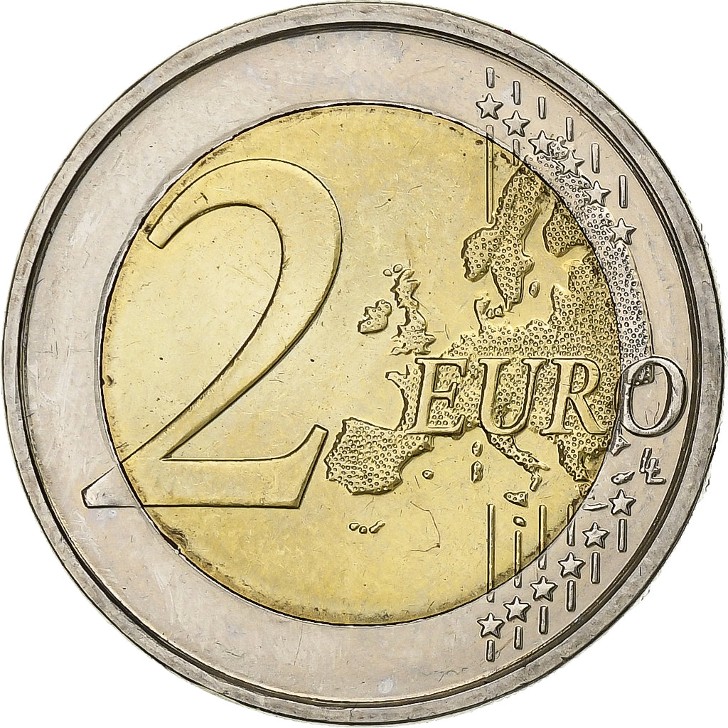 Belgium, 2 Euro, European Monetary Union, 10th Anniversary, 2009, Brussels
