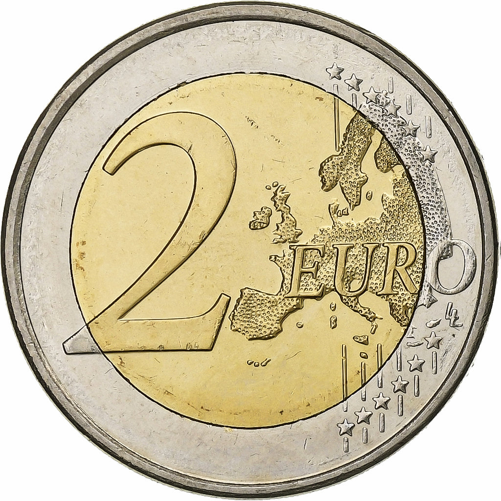 Finlandia, 2 Euro, European Monetary Union, 10th Anniversary, 2009, Vantaa