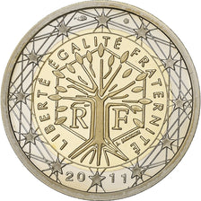France, 2 Euro, 2011, Paris, Bi-Metallic, UNC, KM:1414