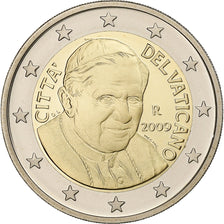 VATICAN CITY, Benedict XVI, 2 Euro, 2009, Rome, Bi-Metallic, UNC, KM:389