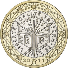 Francia, 1 Euro, 2011, Paris, Bi-metallico, UNC