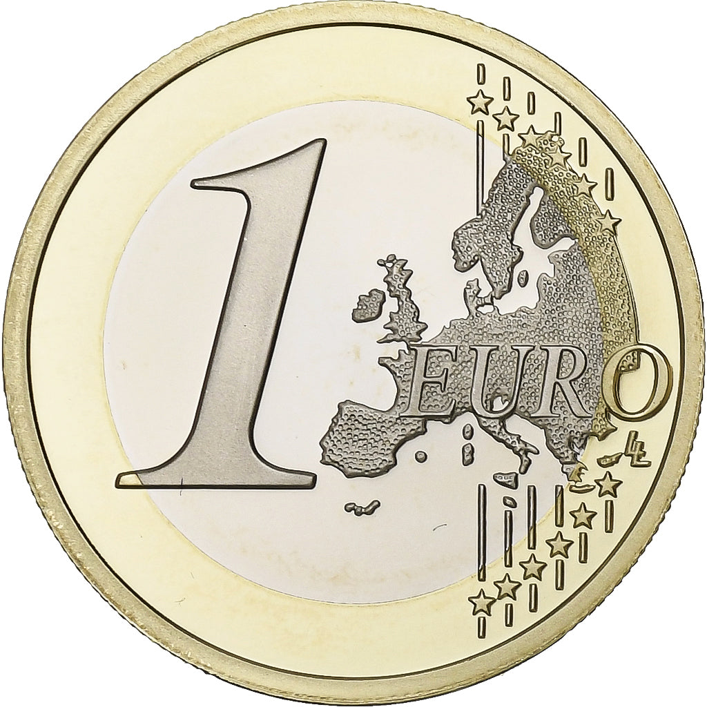 France, 1 Euro, 2010, Paris, Bimétallique, NEUF