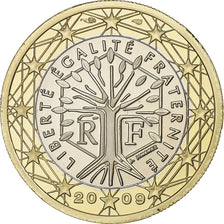 Francia, 1 Euro, 2009, Paris, Bi-metallico, UNC