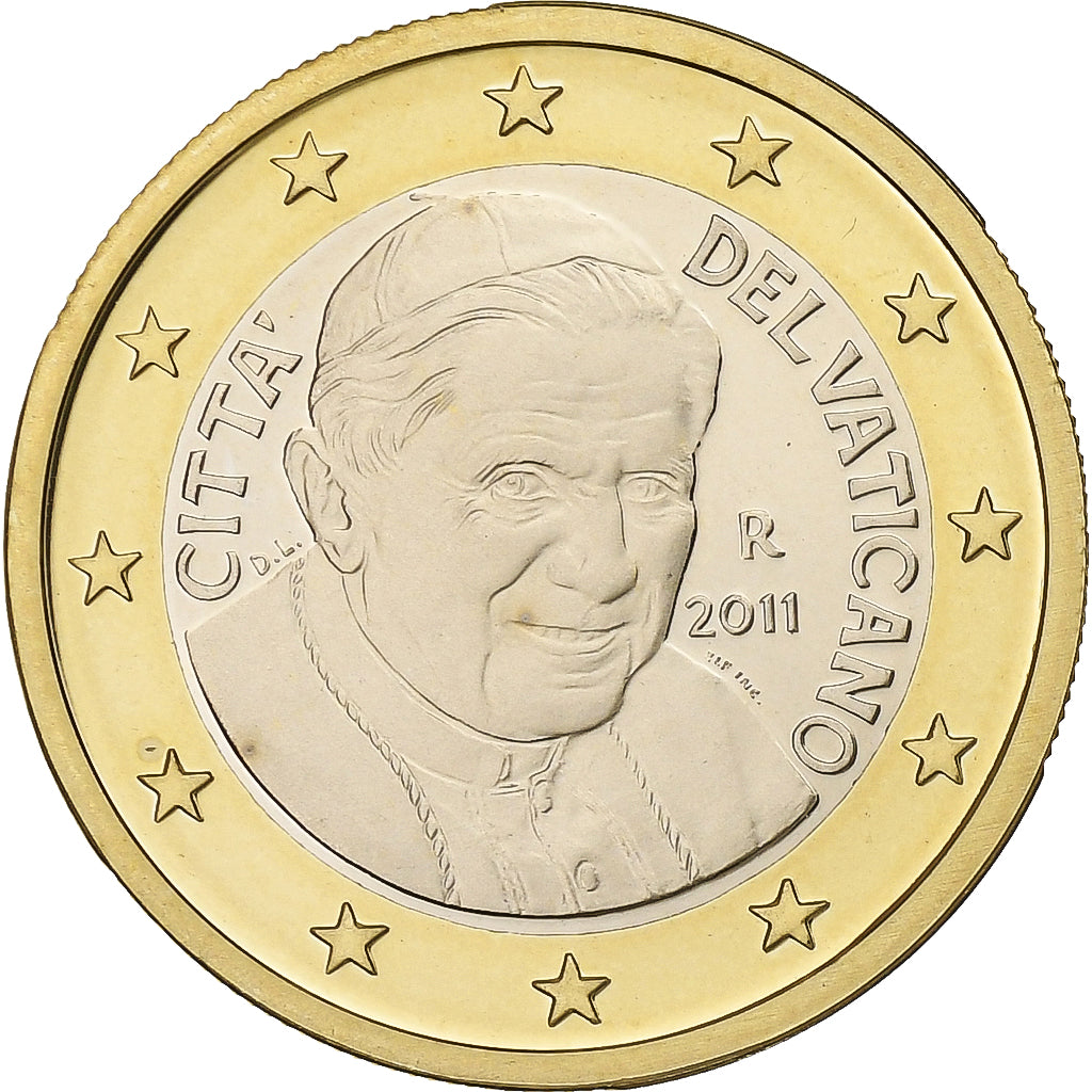 Cité du Vatican, 1 Euro, 2011, Rome, Bimétallique, NEUF