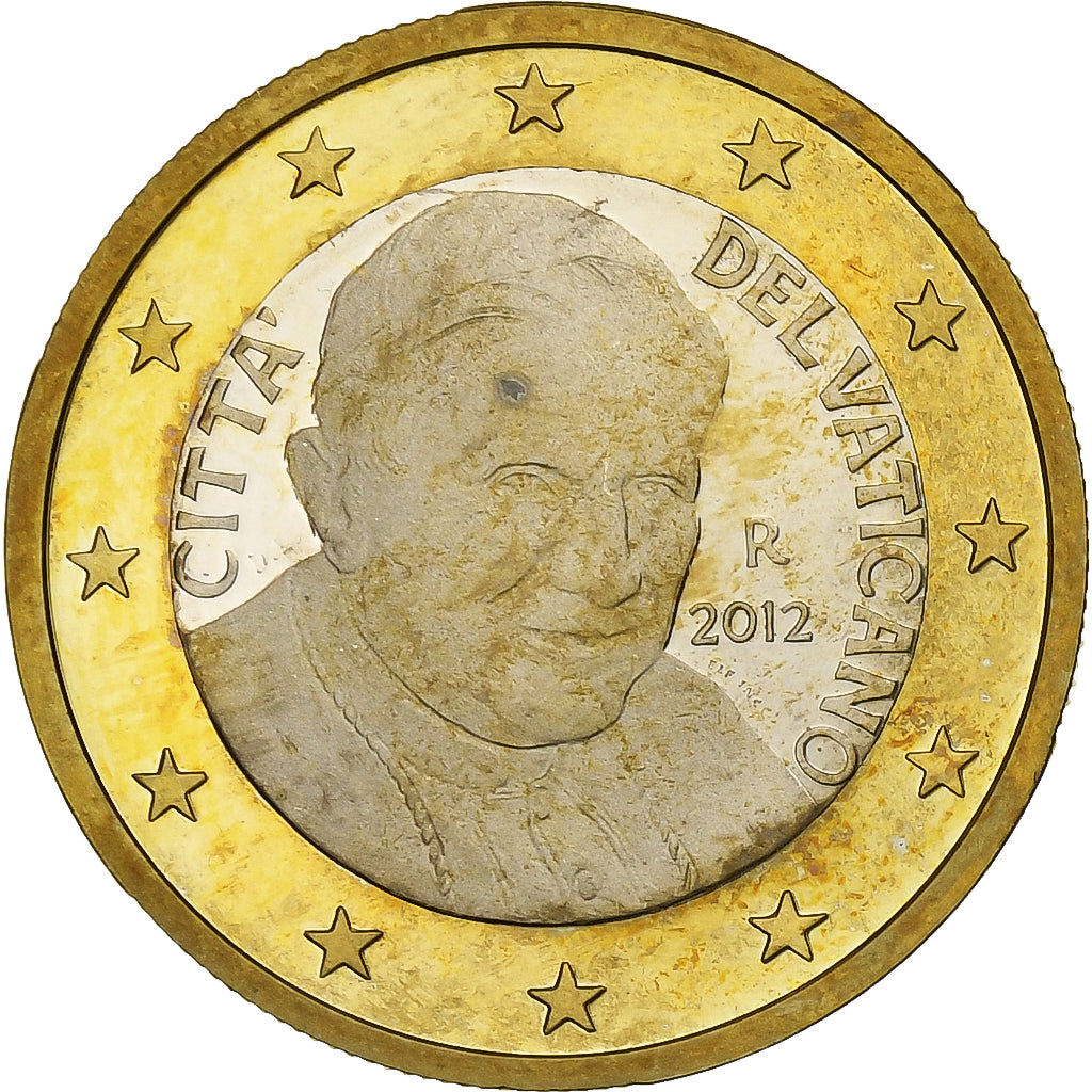 Vatikanstadt, 1 Euro, 2012, Rome, Bi-Metallic, VZ