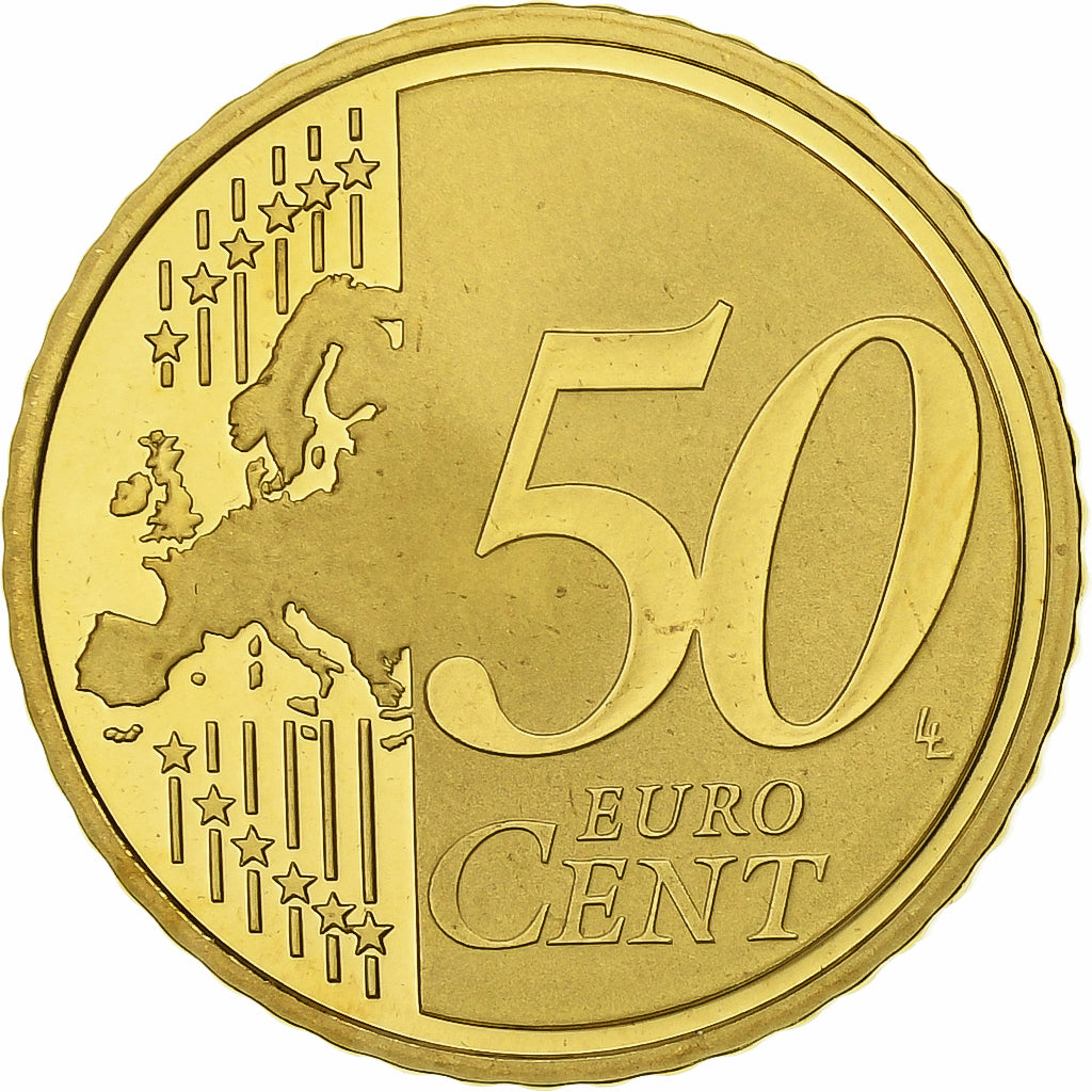 France, 50 Euro Cent, 2009, Paris, Brass, UNC, KM:1412