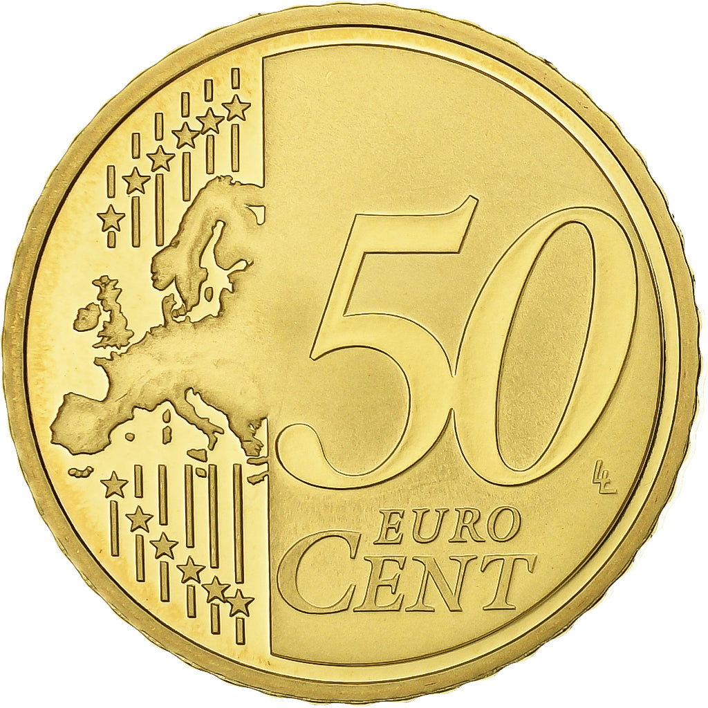 France, 50 Euro Cent, 2010, Paris, Brass, UNC, KM:1412