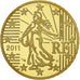 Frankreich, 50 Euro Cent, 2011, Paris, Messing, UNC, KM:1412
