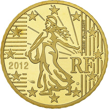 Frankreich, 50 Euro Cent, 2012, Paris, Messing, UNC, KM:1412