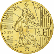 Frankreich, 50 Euro Cent, 2014, Messing, UNC