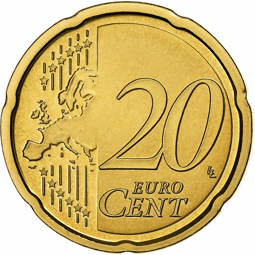 VATICAN CITY, Benedict XVI, 20 Euro Cent, 2011, Rome, Brass, UNC, KM:386