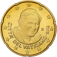 VATICAN CITY, Benedict XVI, 20 Euro Cent, Pape Benoit XVI, 2012, Rome, Brass