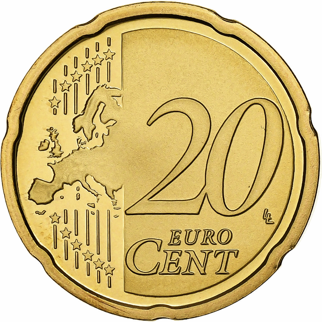 VATICAN CITY, Benedict XVI, 20 Euro Cent, Pape Benoit XVI, 2012, Rome, Brass